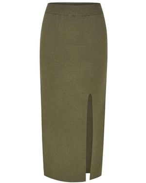 Gestuz Midi Skirts - Green