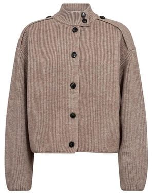 co'couture Rowcc Utility Cardigan - Bruin