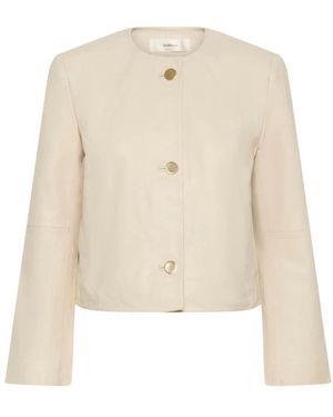 Inwear Leather Jackets - Natural