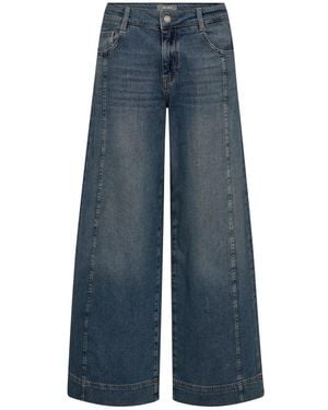 Mos Mosh Vintage Wide Leg Jeans - Blauw