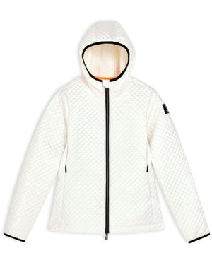 Suns Giacca piumino bianca con cappuccio - Bianco