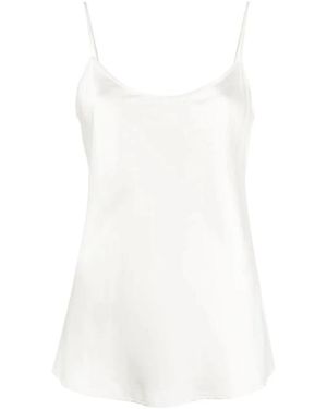 Lorena Antoniazzi Sleeveless Tops - White
