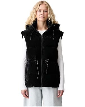 KARL LAGERFELD Kapuzenweste - Schwarz