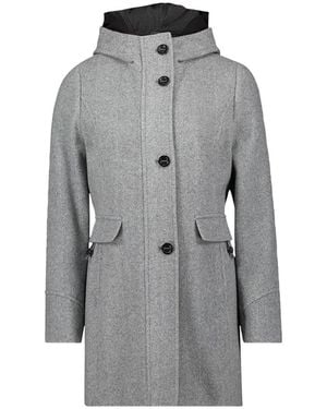 GIL BRET Taillierte Wolljacke Mit Knopfleiste - Grau