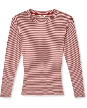Mads Nørgaard Long Sleeve T-Shirts - Pink