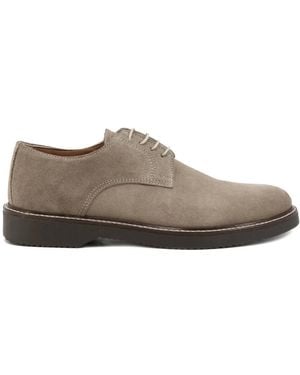 DUCA DI MORRONE Wildleder schnürschuhe taupe - Braun