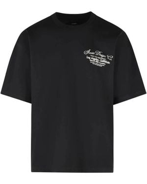 Amiri Tops ,Zwart ,Katoen Dreamers Chain T-Shirt
