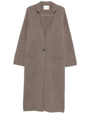 Lisa Yang Single-Breasted Coats - Marrón