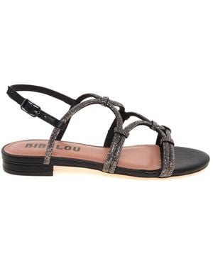 Bibi Lou Flat Sandals - Black