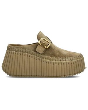 Chloé Nama Wedge Clog - Grün