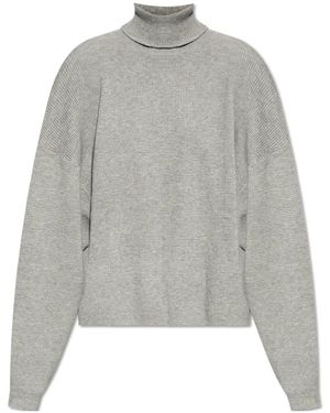 Fear Of God Rollkragenpullover Mit Logo - Grau