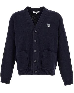 Maison Kitsuné Cardigans - Azul
