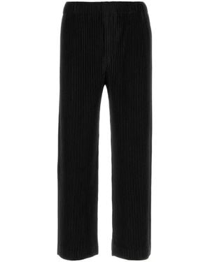 Issey Miyake Wide Trousers - Black