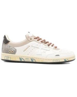 Premiata Bskt Clay Trainers - White