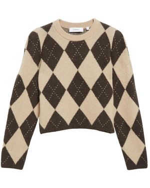 Comma, Round-Neck Knitwear - Marrone