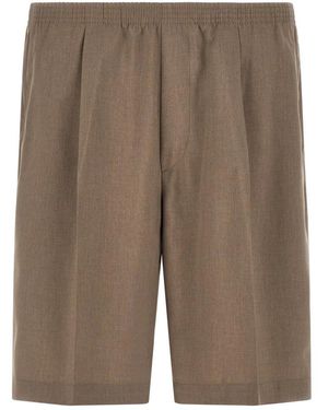 Cellar Door Korte Broeken ,Bruin ,Polyester Arno Bermuda Shorts - Naturel
