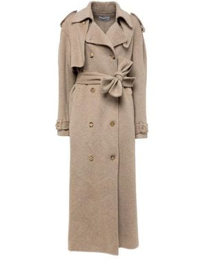 GIUSEPPE DI MORABITO Trench Coats - Natural