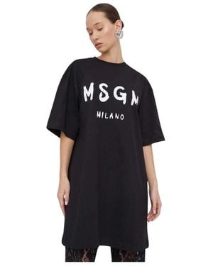 MSGM Short Dresses - Noir