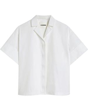 Jil Sander Weißes origami hemd