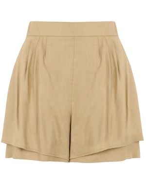 Alberta Ferretti Casual Shorts - Natural