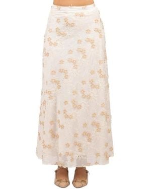 Hanita Maxi Skirts - Neutro