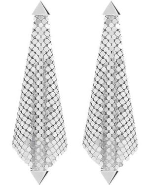Rabanne Accessoires ,Grijs ,Earrings - Wit