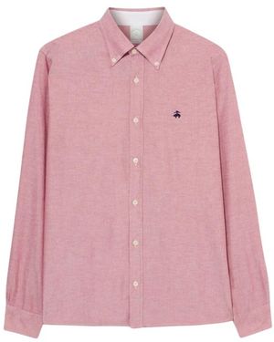 Brooks Brothers Slim Fit Oxford Hemd Mit Button-Down-Kragen - Pink