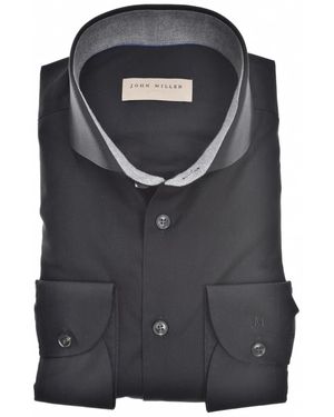 John Miller Formal Shirts - Black