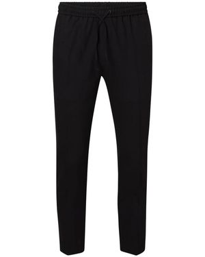 Calvin Klein Slim-Fit Trousers - Black