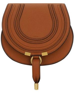 Chloé Mini Kalbsleder Tasche - Braun