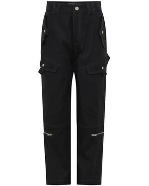 Dion Lee Tapered Trousers - Nero