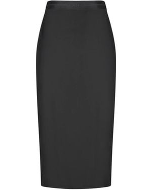 MSGM Midi Skirts - Black