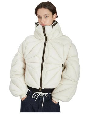 Canadian Jassen ,Polyester Diamond Down Jacket - Naturel