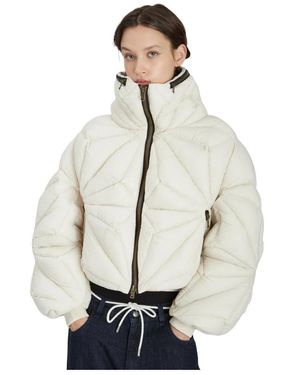 Canadian Jassen ,Polyester Diamond Down Jacket - Naturel