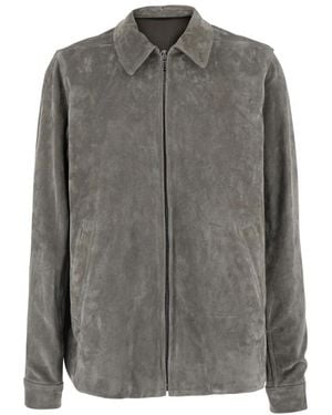 Rick Owens Jassen ,Grijs ,Katoen Brad Jacket