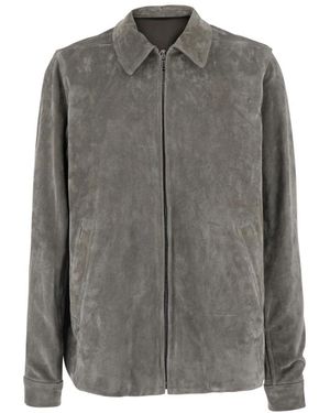 Rick Owens Jassen ,Grijs ,Katoen Brad Jacket