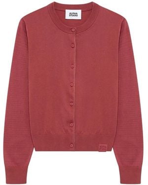Alpha Studio Cardigans - Rojo