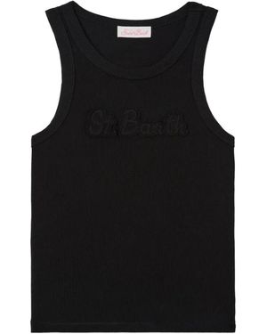 MC2 Saint Barth Tops ,Zwart ,Tops