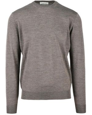 FILIPPO DE LAURENTIIS Round-Neck Knitwear - Grey