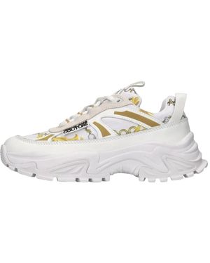 Versace Jeans Couture Schoenen ,Veelkleurig ,Leer Fondo Hiker - Wit