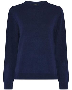Bruuns Bazaar Round-Neck Strickwaren - Blau