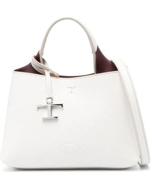 Tod's T Timeless Bag Micro - Wit