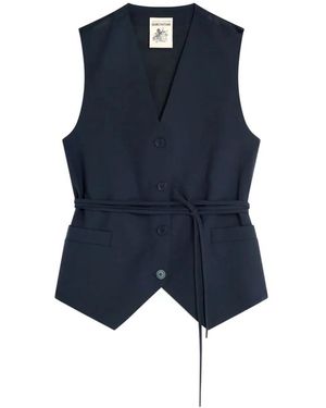 Semicouture Vests - Azul