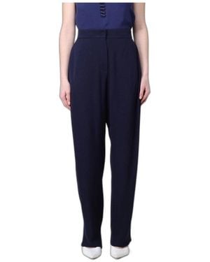 Emporio Armani Wide Trousers - Blu
