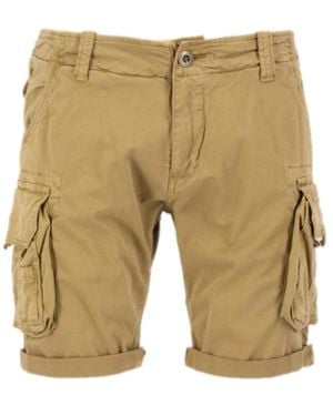 Alpha Industries Crew Short - Natur