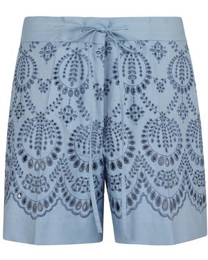 P.A.R.O.S.H. Casual Shorts - Blue