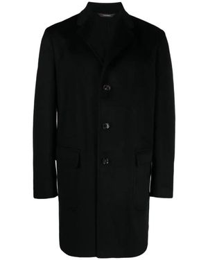 Colombo Single-Breasted Coats - Black