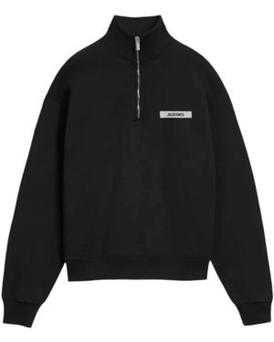Jacquemus Hoodies & Sweatvesten ,Zwart ,Sweatshirts
