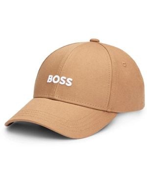 HUGO Bestickte Logo-Kappe - Natur