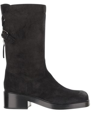 Sartore Wildleder-Stiefeletten - Schwarz